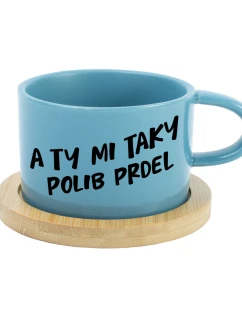 A TY MI TAKY POLIB PRDEL - modrý hrníček makronka 200 ml
