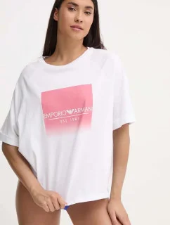 Dámské tričko 164829 4R255 00010 bílé - Emporio Armani