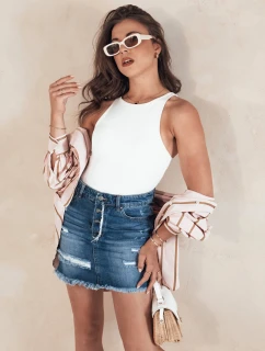 Modrá džínová sukně URBAN CHARM FashionStreet CY0456