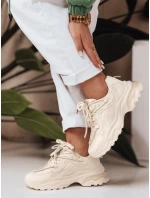 Dámské tenisky se silnější podrážkou LUXTRAIL beige FashionStreet ZY0615