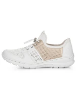 Pohodlná polobotka Rieker W L3254-80 bílá