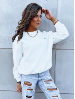 Dámská mikina HEARTBEAT bílá FashionStreet BY1214