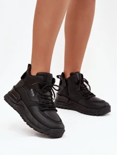 Dámské sportovní boty na platformě Big Star SS274509 Černé