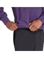 Pánská mikina adidas Essentials 3-Stripes Fleece fialová JX0740 pánská