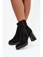 Boty na podpatku  model 220708 Step in style