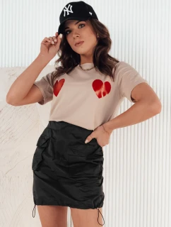 Dámská mini sukně QUILLA černá FashionStreet CY0437