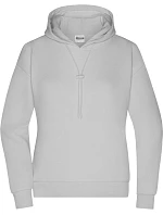 Daiber 8033 Dámská mikina s kapucí "Lounge" 02.8033 soft grey