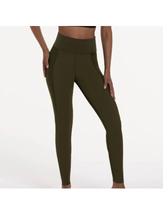 sport. kompres. kalhoty kompresivní 1687 dark olive - Active