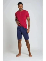 Pyžamo Dune 38879-33X Červená a tmavě modrá - Henderson