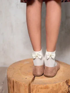 DĚTSKÉ VISKÓZOVÉ PONOŽKY S NAŠITOU APLIKACÍ BOWIE DR2510