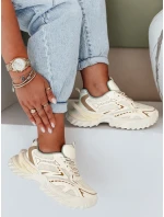 Dámské sportovní béžové tenisky FashionStreet ZY1008 Dámské sportovní béžové tenisky FashionStreet ZY1008