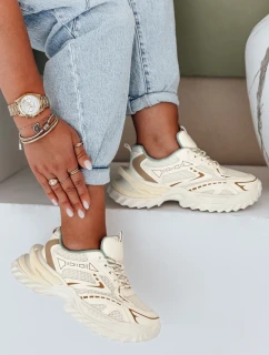 Dámské sportovní béžové tenisky FashionStreet ZY1008