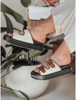 Dámské žabky FLATSTEP camel FashionStreet ZY0895 Dámské žabky FLATSTEP camel FashionStreet ZY0895