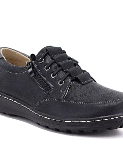Pohodlné černé dámské polobotky Vinceza 87724