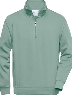 Daiber JN 831 Pracovní mikina s 1/4 zipem 02.0831 foggy green