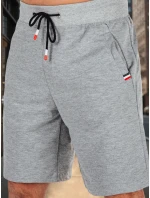 FashionStreet šedé pánské teplákové kraťasy SX2485 FashionStreet šedé pánské teplákové kraťasy SX2485