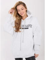 WT BL mikina A1066.53 světle šedá