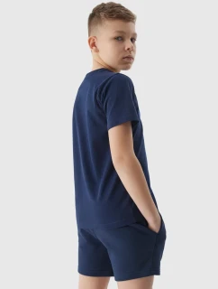 Chlapecké teplákové šortky 4F - tmavě modré