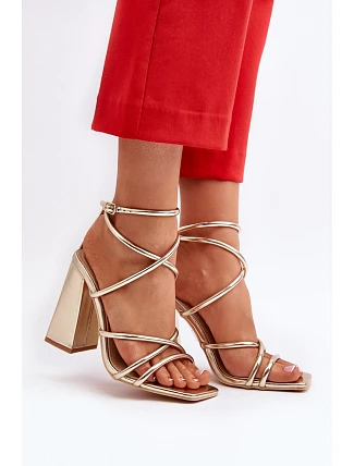 Sandály na podpatku model 193938 Step in style Sandály na podpatku model 193938 Step in style