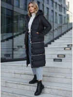 Dámská zimní dlouhá bunda tmavě modrá FashionStreet TY5467