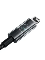 Kabel Baseus Gem USB typ A na iP 2,4A 1m (černý)