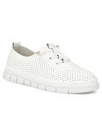 Dámské kožené ažurové polobotky Filippo DP7671