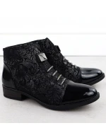 Dámské boty Bagger s ponožkou černé Sabatina