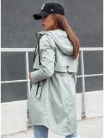 Dámská přechodná bunda parka s kapucí PERTHA zelená FashionStreet TY4400 Dámská přechodná bunda parka s kapucí PERTHA zelená FashionStreet TY4400