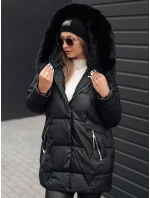 Dámská prošívaná zimní bunda FROSTYFIT s kapucí černá FashionStreet TY4675