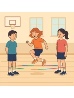 Rainbow jumping rubber 7m SMJ sport JR-07