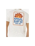 Pánské tričko RIP CURL Pacific Rinse Sunrise Tee, bílé Pánské tričko RIP CURL Pacific Rinse Sunrise Tee, bílé
