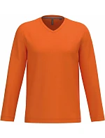 Kariban K 358 Pánské tričko do V s dl. rukávem 20.K358 orange Kariban K 358 Pánské tričko do V s dl. rukávem 20.K358 orange