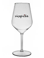 VÍNOPIČKA - priehľadný nerozbitný pohár na víno 470 ml