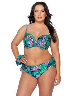 Vyrchní díl plavek SK 205 zelené s potiskem - Ava