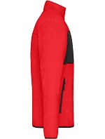 Daiber JN 1312 Pánská fleecová bunda 02.1312 red/black Daiber JN 1312 Pánská fleecová bunda 02.1312 red/black