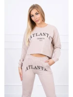 Sada Atlanta s potiskem béžová