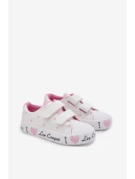 Dívčí Tenisky Na Suchý Zip Lee Cooper LCW-25-02-3264K Bílé