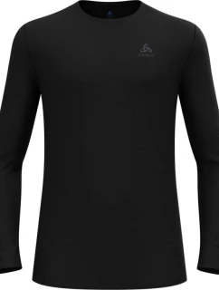 Pánské tričko ODLO Merino 160 BL Top Crew Neck l/s velikost L Black