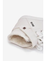 Zateplené Kožené Tenisky BIG STAR V274541FW Bílé