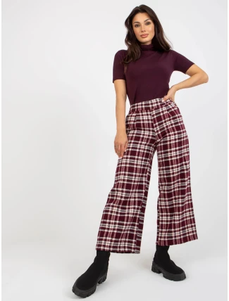 Dámské kalhoty LK SP 509097 2.35P bordó - FPrice Dámské kalhoty LK SP 509097 2.35P bordó - FPrice