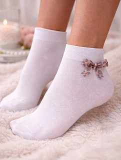 Dívčí ponožky s přiloženou mašlí Avai DR2612