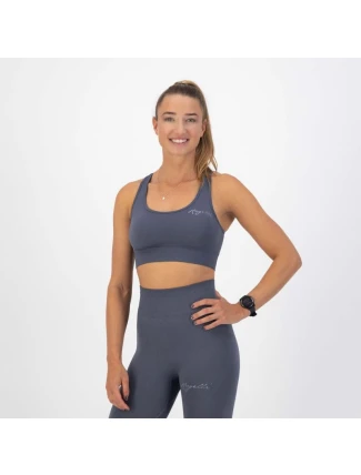 Sportovní podprsenka Rogelli TRINITY grey M