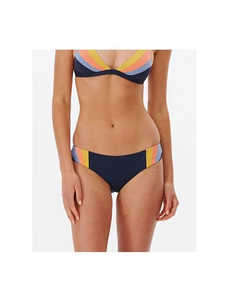 RIP CURL Melting Waves Cheeky Hipster kalhotky námořnická modrá RIP CURL Melting Waves Cheeky Hipster kalhotky námořnická modrá