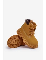 Dětské Trapery Botky Na Zip Camel Bansi Dětské Trapery Botky Na Zip Camel Bansi