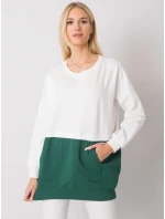 Halenka RV BL 7197.89P bílá zelená Halenka RV BL 7197.89P bílá zelená