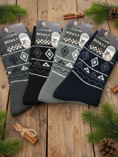 WiK SO&LI ponožky art.001/1 Angora pánské 39-46