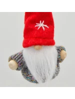 PŘÍVĚSEK S CETKOU TRPASLÍK ČERVENÝ 11CM