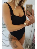 Body bez ramínek černé Body bez ramínek černé