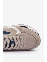 Pánské tenisky s paměťovou pěnovou podrážkou Big Star NN174348 Šedé