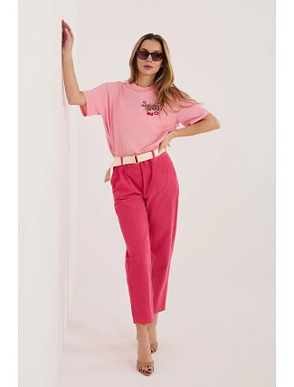 Kordové kalhoty model 226483 Italy Moda